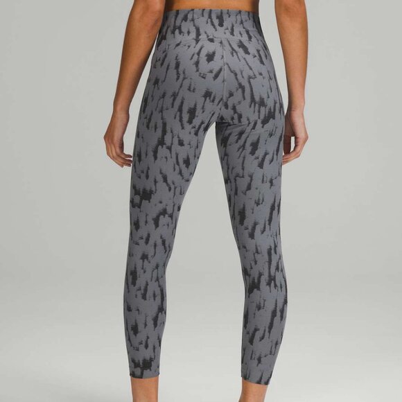 Lululemon InStill High-Rise Tight 25" ThreeD Camo Jacquard Asphalt Grey Black - Picture 3 of 8